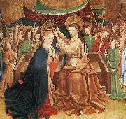 unknow artist Coronation of Mary painting